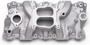 Edelbrock SBC Performer Q-Jet Intake Manifold Small Block Chevy 2104