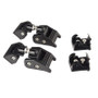 Rugged Ridge Black Aluminum Hood Catches for Jeep Wrangler JK 2007-2018