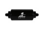 Aeromotive AN-06 Inline Fuel Filter 10 Micron Cellulose For Gas Diesel Black