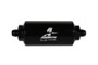 Aeromotive AN-06 Inline Fuel Filter 10 Micron Cellulose For Gas Diesel Black