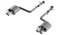 Borla S Type True Dual Axle Back Exhaust System for 2015-2025 Lexus RC F IS 500