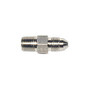 Wilwood Straight Steel Fitting Adapter 3 AN Male to 1/8 in NPT Male Zinc Oxide