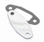 Mr. Gasket Chrome Steel Fuel Pump Block-Off Plate for Ford Cleveland Engines