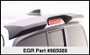 EGR 985089 Matte Black Cab Spoiler Toyota Tacoma 2016-2023