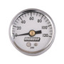 Moroso Universal Mechanical Oil Pressure Gauge 1-1/2-Inch 0-120 PSI White Face
