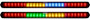 Rigid Universal Industries 28" Rear Facing Chase LED Light Bar 27 Modes 5 Colors