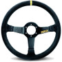 Sparco R345 Steering Wheel Suede Black 350mm Performance Racing Flat Design