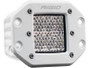 Rigid Universal D-Series Pro Marine LED Pod Light 60° Diffused Flush Mount White