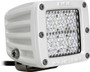 Rigid Universal D-Series Pro Marine LED Pod Light 60° Diffused Flush Mount White