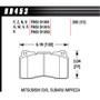 Performance Brake Pads Set of 4 for 2010 Camaro - HAWK HPS Compound
