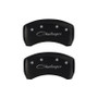 MGP Red Brake Caliper Covers For Dodge Challenger 2011-2023 Set Of 4 Logo