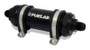 Fuelab Inline Fuel Filter 6 Micron -8AN For Performance EFI Black Long 82832-1