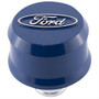 Ford 302 351 429 460 Valve Cover Breather 1-1/4 Push-In Blue Aluminum