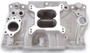 Edelbrock Performer Intake Manifold Dual Plane Aluminum Natural for GM Chevy V6