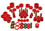 Energy Suspension Hyper-Flex Master Bushing Set for Ford F-150 1993-1996 Red