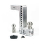 Weigh Safe 10in Drop Hitch For Trucks 2.5in Shank Built In Scale Aluminum