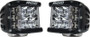 Rigid Industries D-SS PRO LED Dually Side Shooter Pod Light Black - Set of 2