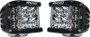 Rigid Industries D-SS PRO LED Dually Side Shooter Pod Light Black - Set of 2