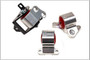 Innovative Mounts 96-00 Honda Civic B D Series Silver Aluminum Mounts 75A