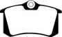 EBC Redstuff Ceramic Rear Brake Pads Low Dust for 1984-19 Audi A3/A4/A4/Quattro