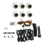 KC HiLiTES Cyclone V2 LED 6-Light Rock Light Kit - Clear 5W Flood Beams