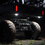 KC HiLiTES Cyclone V2 LED 6-Light Rock Light Kit - Clear 5W Flood Beams
