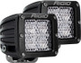 Rigid D-Series PRO Diffused LED Pod Lights Pair 60° Lens Waterproof 3168lm