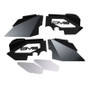 DV8 Offroad Aluminum Inner Fender Front Black for Jeep Wrangler JK 2007-2018