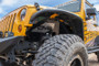 DV8 Offroad Aluminum Inner Fender Front Black for Jeep Wrangler JK 2007-2018
