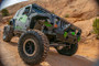 DV8 Offroad Aluminum Inner Fender Front Black for Jeep Wrangler JK 2007-2018