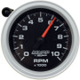 AutoMeter 10000 RPM Tachometer Gauge With Pedestal Mount And Shift Light 5 Inch