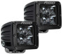 Rigid Industries D-Series PRO Midnight Spot LED Light Pair Blackout 202213BLK