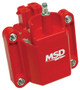 MSD 8226 Blaster For GM Ignition Coil E-Core 44kV HEI Dual Connector Red 44000V
