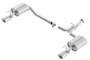 Borla S Type Axle Back Exhaust System Stainless Steel for 2013-2015 Honda Accord