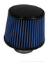 Injen SuperNano-Web Dry Air Filter 2.5in Flange 6in Base Blue X-1012-BB Cone