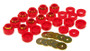Prothane 87-96 Jeep Wrangler Body Mount Kit Red