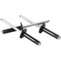 Allstar Performance Black Aluminum Rivet Set 1/2in Head 250 Pieces
