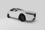 Rally Armor UR Mud Flaps Black Dark Grey Urethane Logo for 2019-2025 Mazda 3 L4
