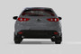 Rally Armor UR Mud Flaps Black Dark Grey Urethane Logo for 2019-2025 Mazda 3 L4