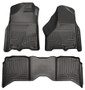 Husky Liners WeatherBeater Front & 2nd Row Floor Liners for 09-14 Crew Cab Truck