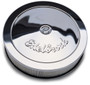 Edelbrock 1207 Pro Flo 14 Inch Round Air Cleaner Chrome Finish Carburetor