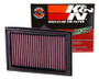 K&N KA-2508 Performance Washable Air Filter For Kawasaki Ninja Models