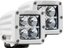 Rigid Industries Marine D-Series PRO Flood LED Pod Lights White Pair