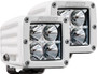 Rigid Industries Marine D-Series PRO Flood LED Pod Lights White Pair
