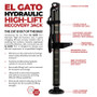 Go Rhino Xventure El Gato EG1 Hydraulic Recovery Jack Black XG-RJ50010B