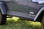 Rugged Ridge Heavy Duty Side Rocker Guards for 2004-2006 Jeep Wrangler LJ