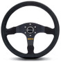 Sparco 015R375PSN Suede Steering Wheel 350mm Black Performance For Universal