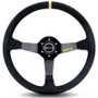 Sparco Suede Black Steering Wheel Standard for Street or Racing Perf Upgrade
