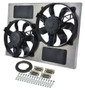 Derale Dual Radiator Fan Aluminum Shroud 11in Puller Fans