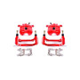 PowerStop S2584 Front Red Powder Coated Brake Calipers Acura CL Honda Accord
